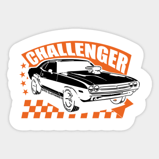 Dodge Challenger Car Sticker